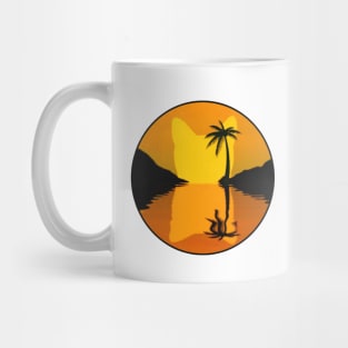 Cat Sunset Mug